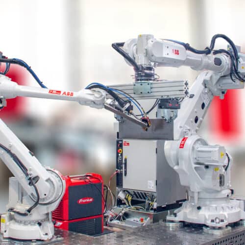 Robotersystem zum Schweißen von Blechen