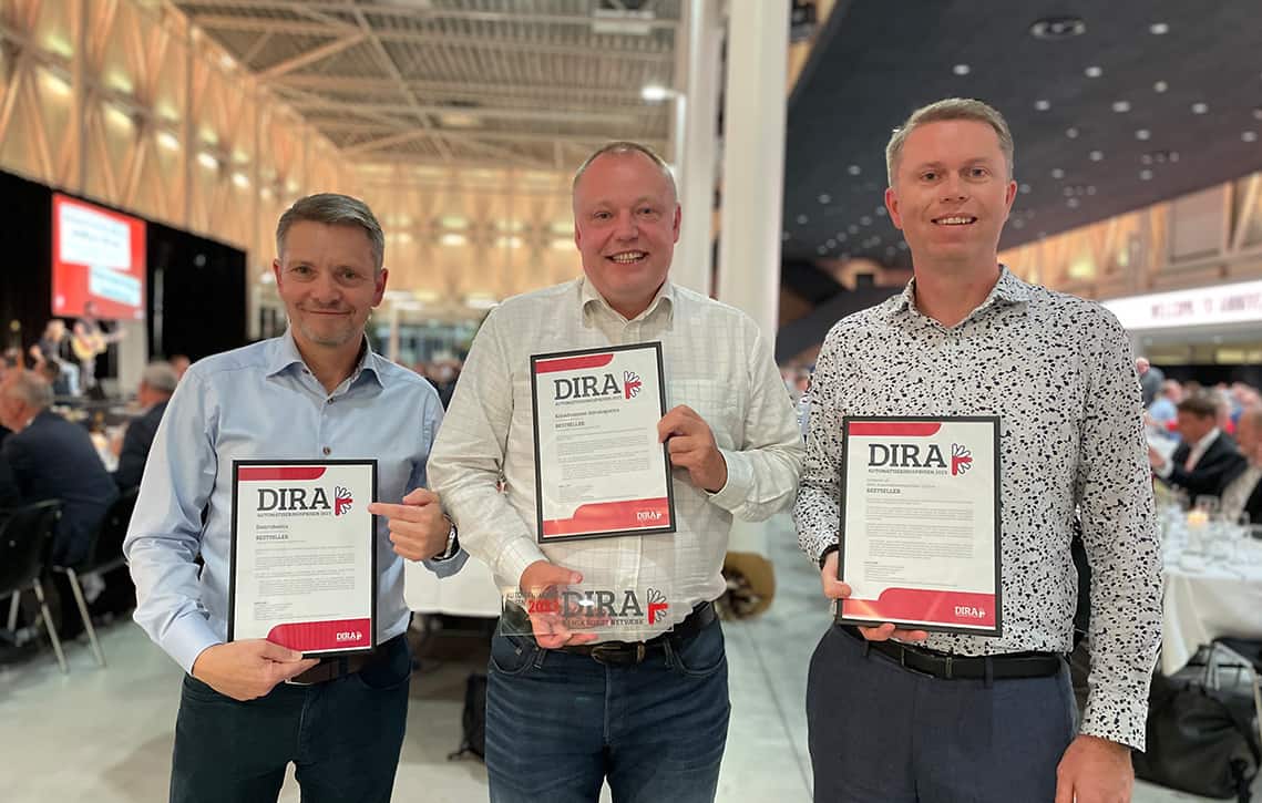 BESTSELLER vinder af DIRA Automatiseringsprisen 2023