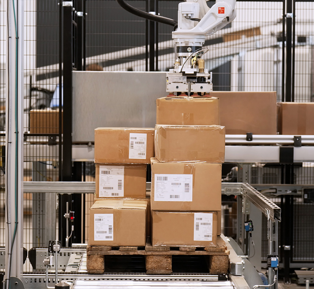 Intralogistik depalleter | optimer lager | Danrobotics